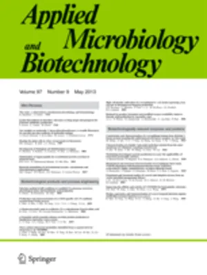 Applied Microbiology and Biotechnology cover