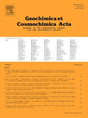 Geochimica et Cosmochimica Acta cover