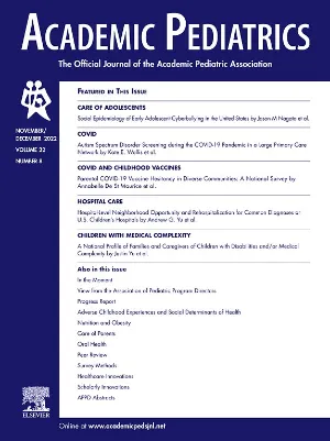 Academic Pediatrics cover
