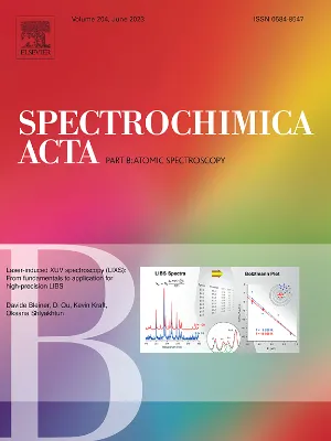 Spectrochimica Acta Part B-Atomic Spectroscopy cover