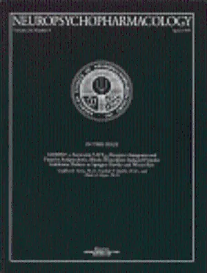 Neuropsychopharmacology cover