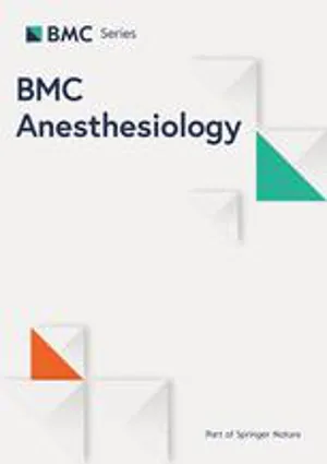BMC Anesthesiology cover