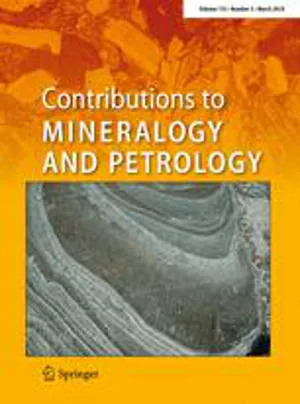 Contributions to Mineralogy and Petrology cover