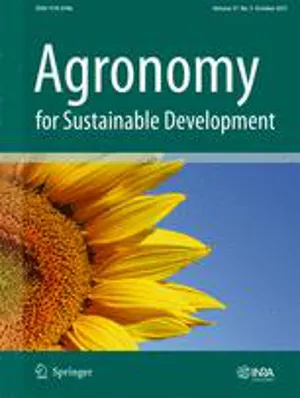 Agronomy for Sustainable Development cover