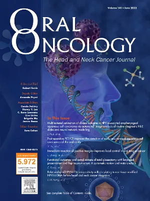 Oral Oncology cover
