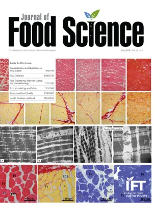 Journal of Food Science cover
