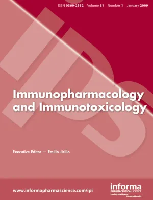 Immunopharmacology and Immunotoxicology cover