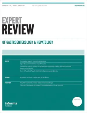 Expert Review of Gastroenterology and Hepatology cover