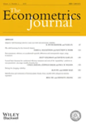 Econometrics Journal cover