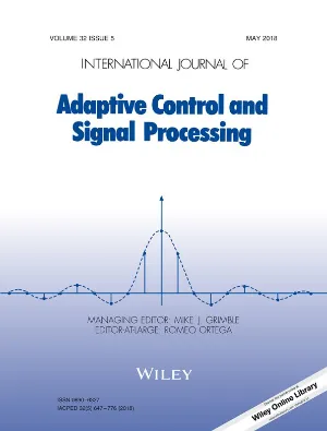 International Journal of Adaptive Control and Signal Processing cover
