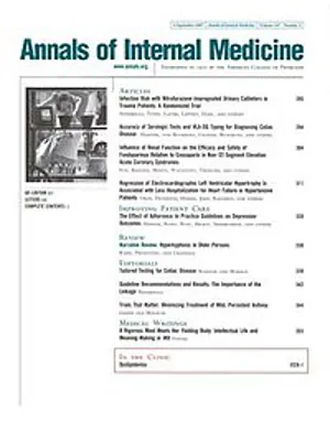 Annals of Internal Medicine cover