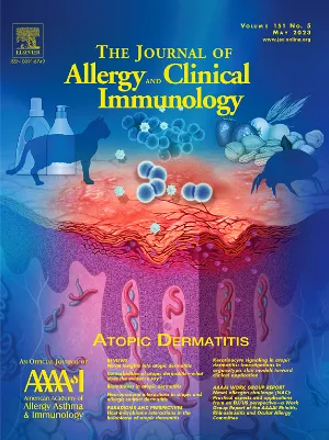 Journal of Allergy and Clinical Immunology cover