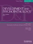 Development and Psychopathology cover