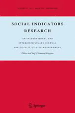 Social Indicators Research cover