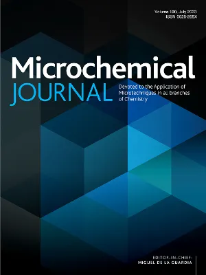Microchemical Journal cover