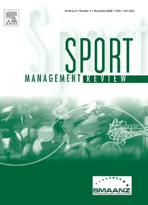 Sport Management Review cover