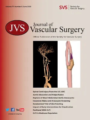 Journal of Vascular Surgery cover