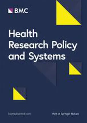 Health Research Policy and Systems cover