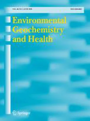 Environmental Geochemistry and Health cover
