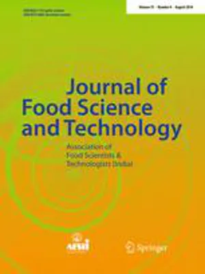 Journal of Food Science and Technology cover