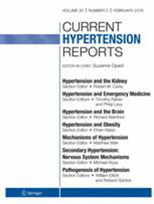 Current Hypertension Reports cover