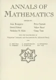 Annals of Mathematics cover