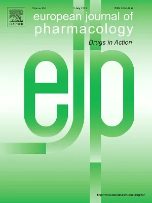 European Journal of Pharmacology cover