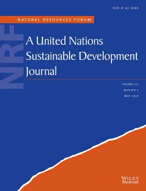 Natural Resources Forum cover