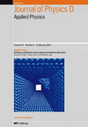 Journal of Physics D-Applied Physics cover