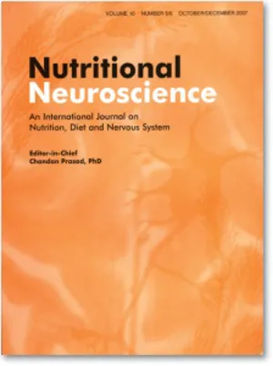 Nutritional Neuroscience cover