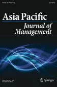Asia Pacific Journal of Management cover