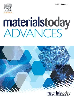 Materials Today Advances cover