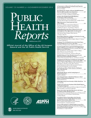 Public Health Reports cover