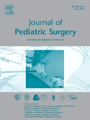 Journal of Pediatric Surgery cover