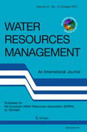 Water Resources Management cover