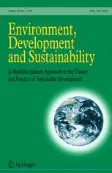 Environment Development and Sustainability cover