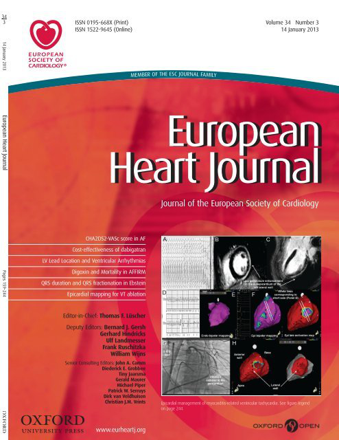 European Heart Journal 封面图