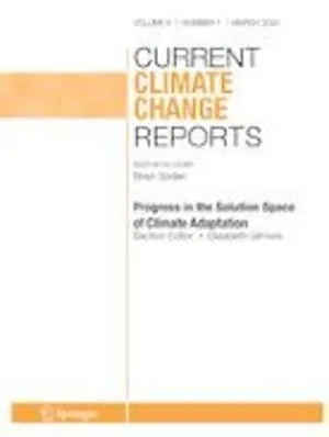 Current Climate Change Reports cover