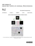 IEEE Journal of Selected Topics in Signal Processing cover