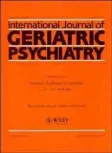 International Journal of Geriatric Psychiatry cover