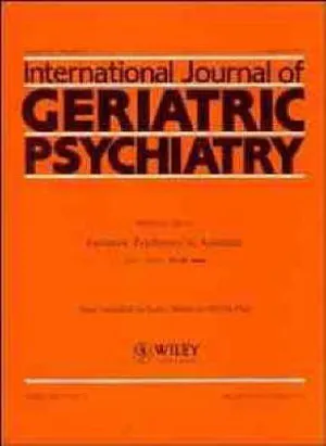 International Journal of Geriatric Psychiatry cover