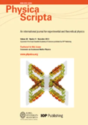 Physica Scripta cover