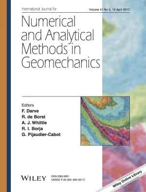 International Journal for Numerical and Analytical Methods in Geomechanics cover