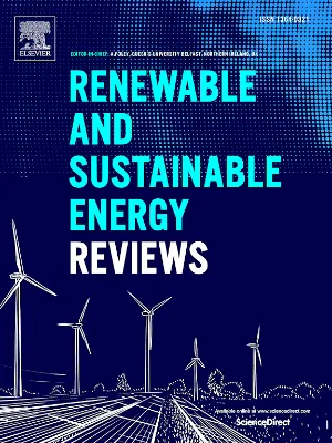 Renewable and Sustainable Energy Reviews cover