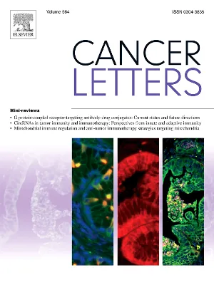 Cancer Letters cover