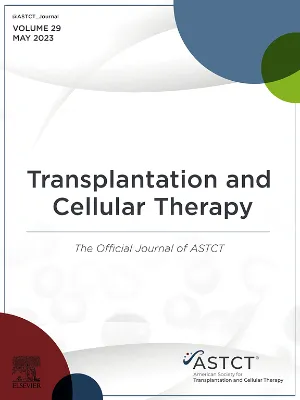 Transplantation and Cellular Therapy cover