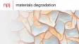 npj Materials Degradation cover