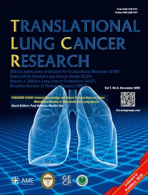 Translational Lung Cancer Research cover