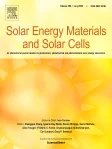 Solar Energy Materials and Solar Cells cover