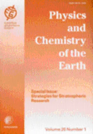 Physics and Chemistry of the Earth cover